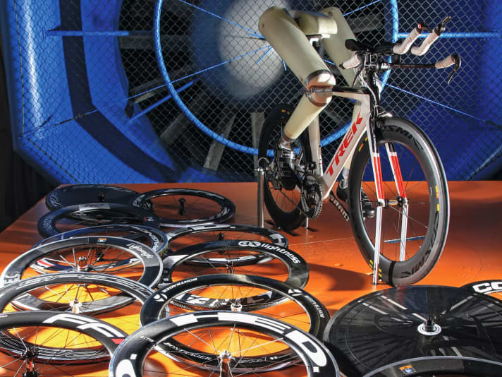 Aerodynamics - Wheels in the wind tunnel