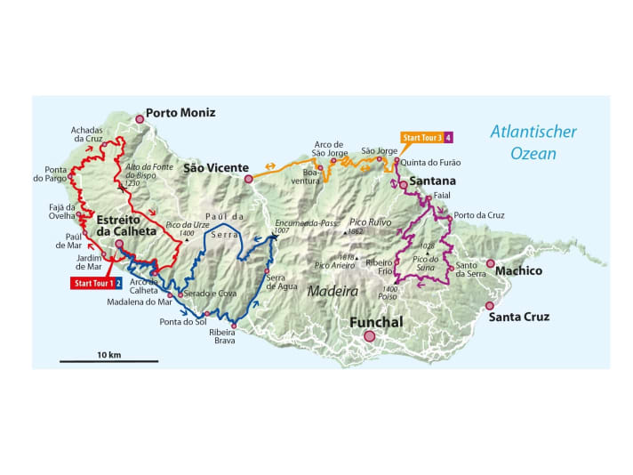 Map Madeira