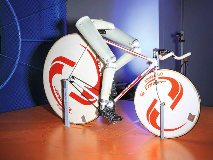 One-off from Moser in the wind tunnel