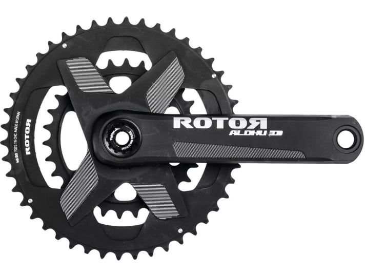 Rotor's Aldhu crank is available up to 155 millimetres in length
