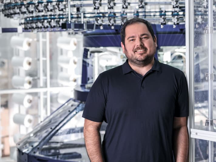 Sasa Stefanovic heads up the knitting department at Austrian sportswear manufacturer Löffler