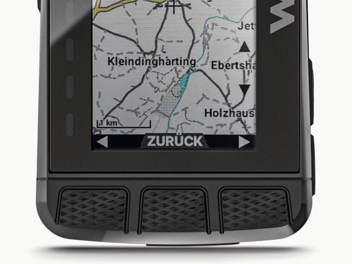 The buttons on the Elemnt Roam are easy to operate even when wearing long-fingered gloves