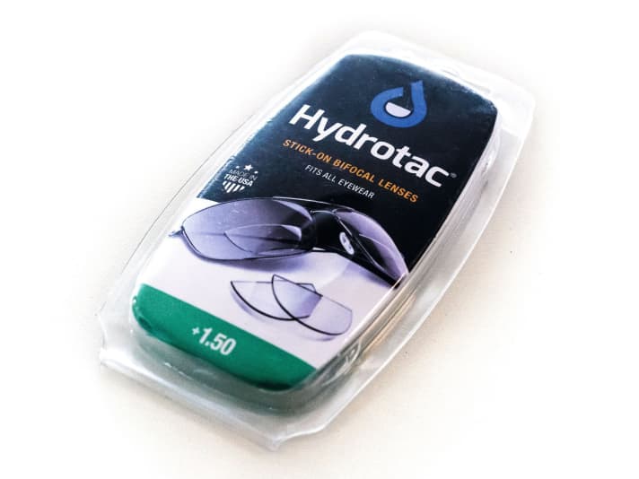 Hydrotac optical adhesive lenses 