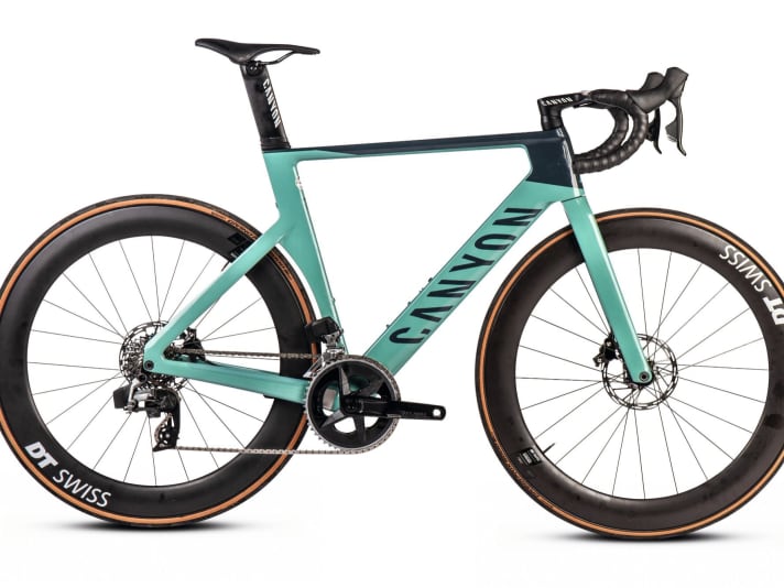 Second fastest bike in the competition bike test, Canyon Aeroad CF SLX 7 ETAP