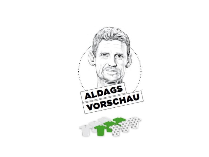 Diese Bedeutung misst Rolf Aldag der 4. Etappe für Gelb, Grün und Bergtrikot zu - je mehr farbige Trikots, desto größer die Bedeutung.