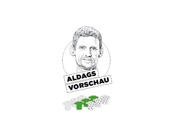 Diese Bedeutung misst Rolf Aldag der 7. Etappe für Gelb, Grün und Bergtrikot zu - je mehr farbige Trikots, desto größer die Bedeutung.