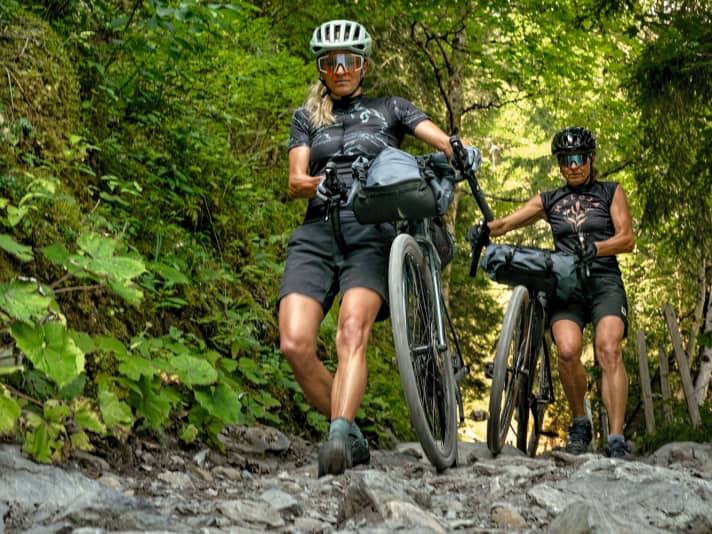 Die Abfahrt von Wengen nach Lauterbrunnen hat´s in sich