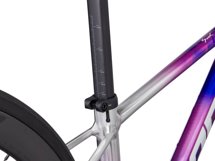 Seat post with height index