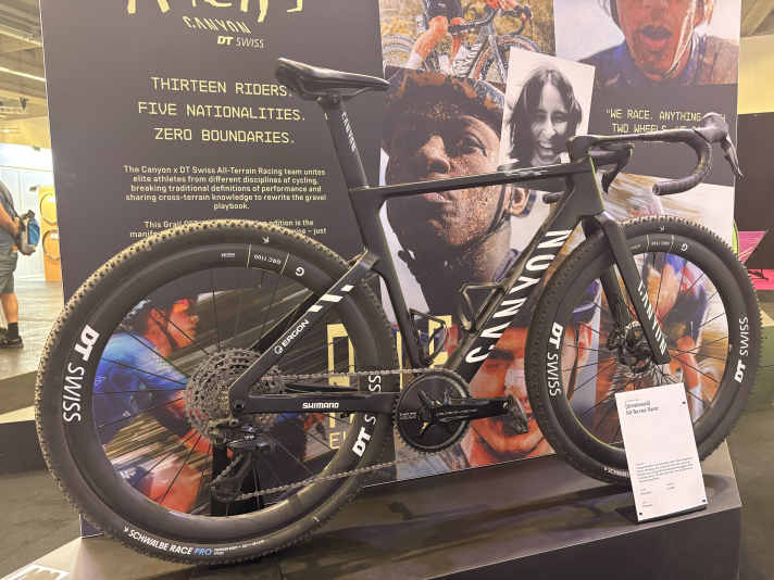Is that the new Canyon Grail? One thing’s for sure: it’s Juri Hollmann’s Traka race bike.