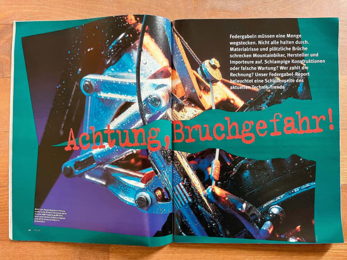 TOUR 9/95 Suspension forks