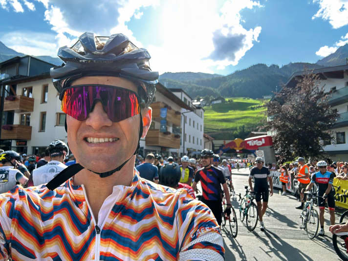 Joe Ramming beim Ötztaler Radmarathon