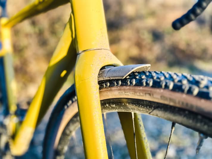 Die EQ-Version des Speedster Gravel hat das Syncros Fender Kit bereits ab Werk montiert, das man bei vielen anderen Scott-Gravelbikes optional nachrüsten kann.