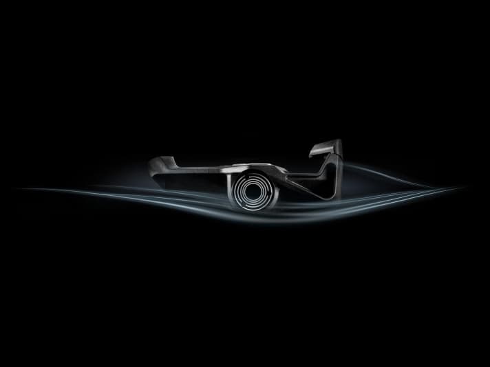 Aerodynamisches Design der Look Keo Blade Pedale