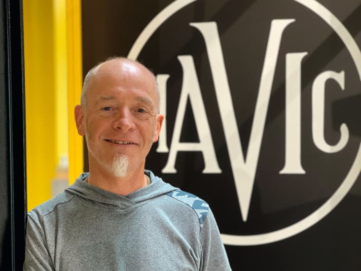 Head of PR at Mavic, Michel Lethenet