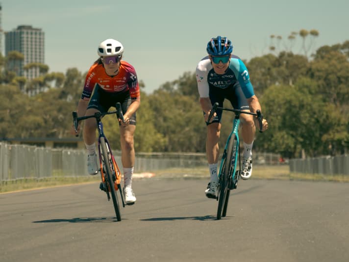 The new Ostro is the main workhorse of the professional women's team Human Powered Health and the second-division team Isreal-Premier Tech.