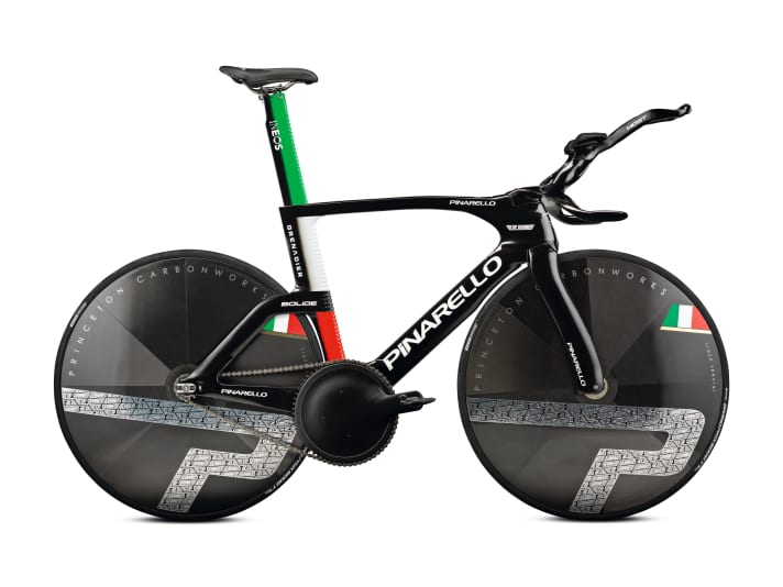 Fahrräder aus dem 3D-Drucker: Pinarello druckte Filippo Ganna dieses Bahnrad auf den Leib und erntete den Stundenweltrekord