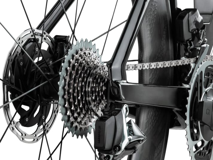 Große Blätter, kleine Ritzel: Leichte Berggänge sind bei Zeitfahrrädern nicht gefragt