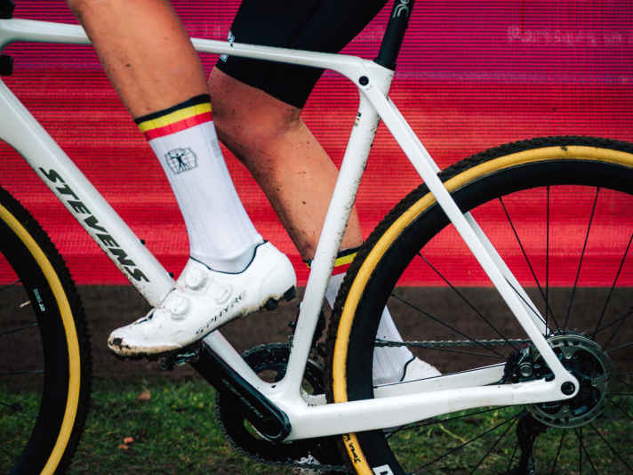 The frame set of the prototype is more delicate than on the current Super Prestige.