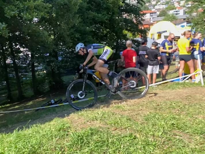 Max Ebrecht gets through his races this time without crashing or collapsing.