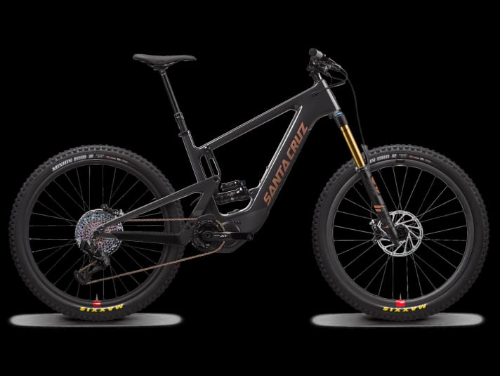   Object of desire: The top model Santa Cruz Heckler CC XX1 AXS RSV. Under 21 kilos, 13399 euros.