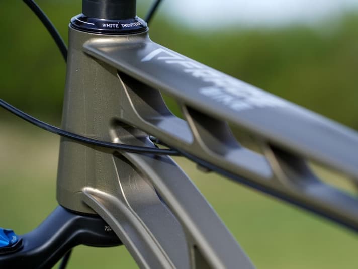 There is not a single weld seam on the entire frame.