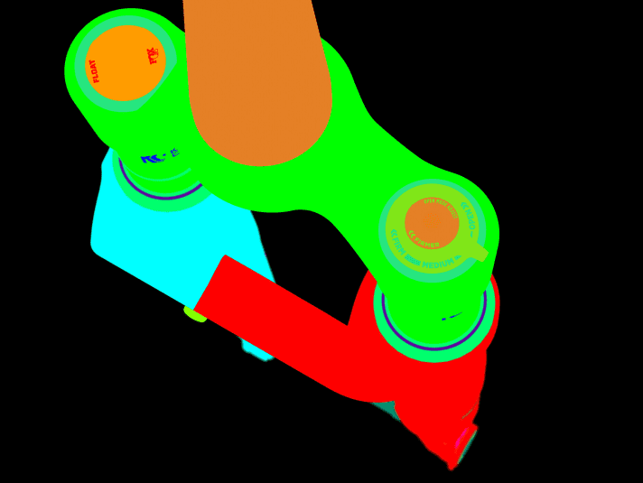   There is no handlebar remote for the lockout. Instead, the right fork leg of the <a href="http://ridefox.com/family.php?m=bike&family=32tc" target="_blank" rel="noopener noreferrer nofollow">Fox Gravel suspension fork</a> offers a choice of three modes: "Open - Medium - Firm".