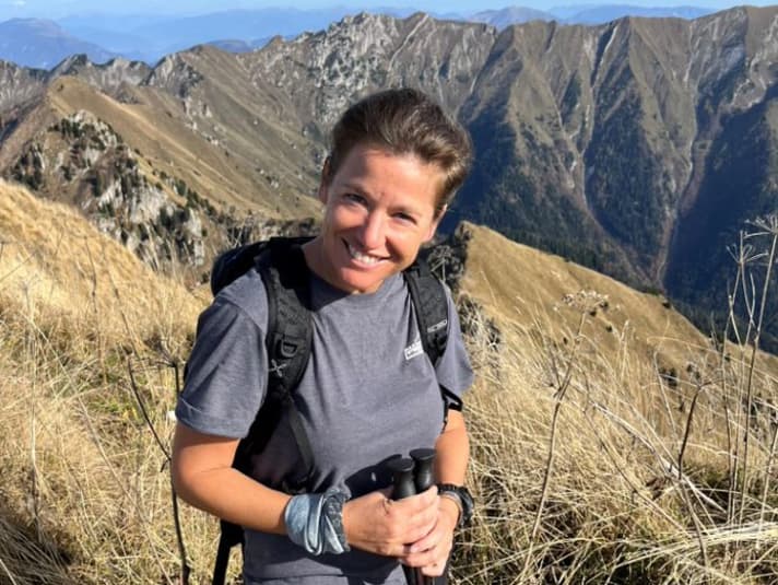 Stefania Oradini von Garda Trentino betreut das Pilotprojekt im Ledrotal und ist selbst regelmäßig mit dem (E-)MTB unterwegs.