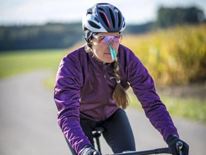 Rennrad-Atmen-Wascheklammer