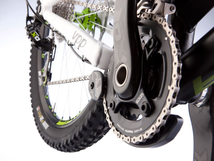  Meridas neues Enduro One-Sixty kommt mit zwei Kettenblättern und einer Kettenführung.