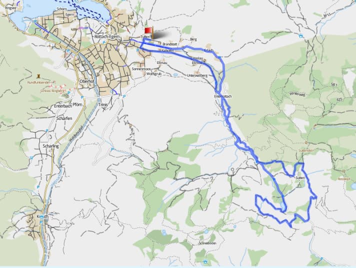  600 Höhenmeter besitzt die 22-Kilometer-Strecke: Da muss man sich seinen Akku schon einteilen.