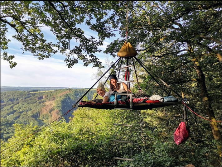   Cloefhänger - breezy overnight stay above the Saar loop.