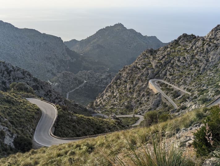 "There is hardly a more beautiful road" says Frederik about the Sa Calobra climb on Mallorca