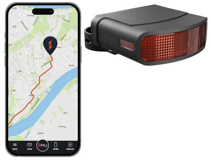 PAJ GPS LED Bicycle Finder 4G