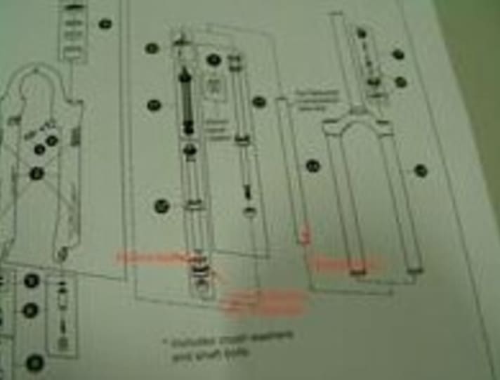   The spring washer is marked here in the service instructions.