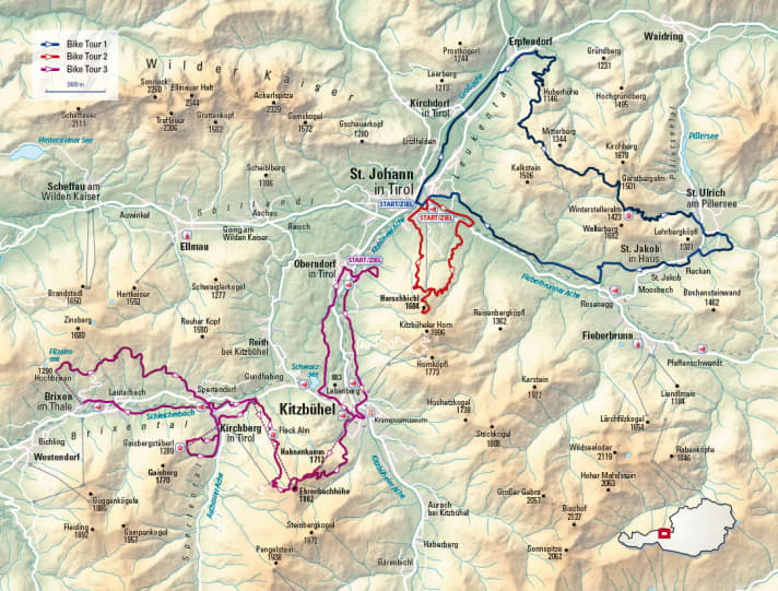 Ein paar Tage sollte man sich für das gesamte Trail-Potenzial der Grasberge schon Zeit nehmen. Auch nach Fieberbrunn lohnt ein Abstecher in die Bike Area Streuböden.