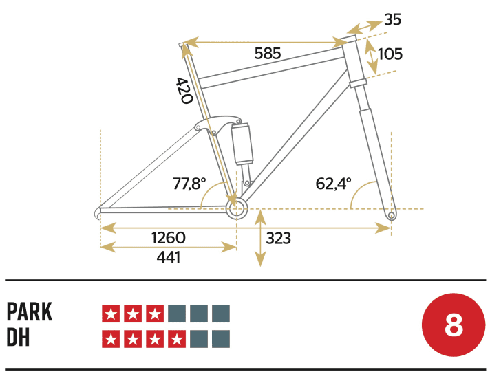 Giant Reign SX - Geometry data and rating