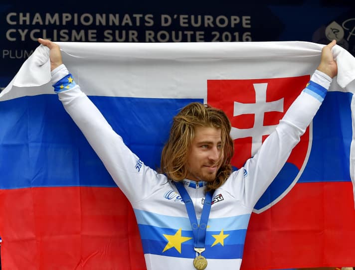 Premier : Peter Sagan a été le premier professionnel à remporter le titre européen en 2016