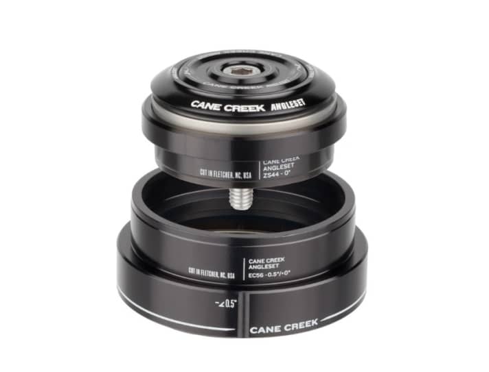 Headset shells to flatten or steepen the steering angle have been around for a long time. More and more manufacturers are currently offering this feature. For example, the Mondraker Summum.