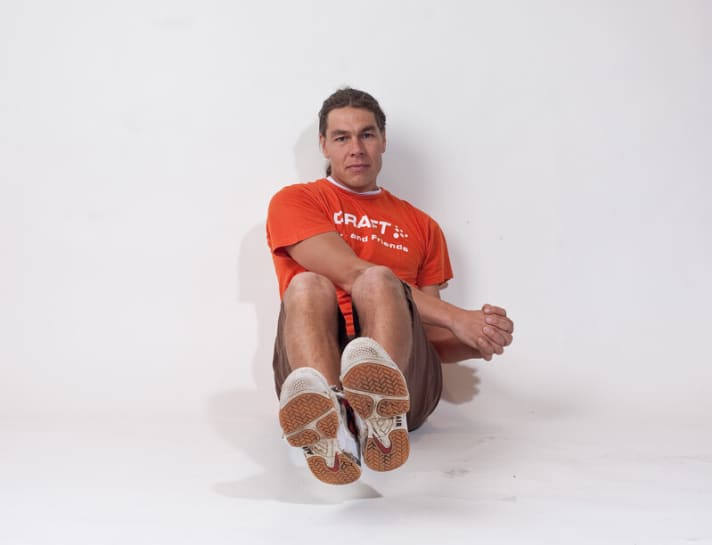   Russian Twist - balance and abdominal muscles are required here