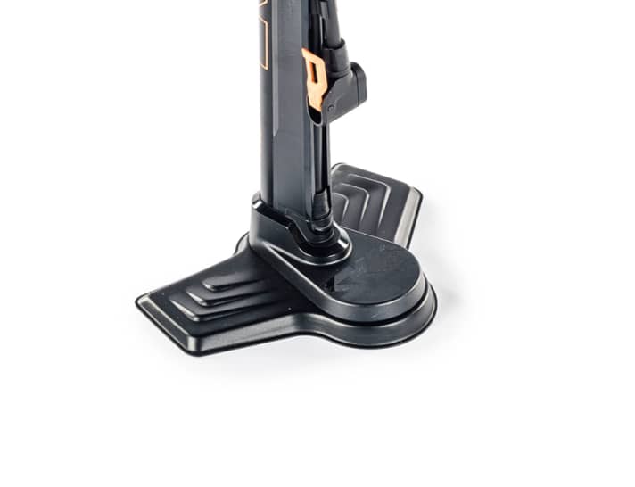 Wackelkandidat: Der weiche Standfuß der SKS konnte beim Pumpen nicht überzeugen