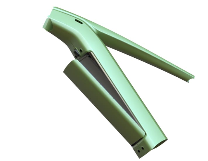   The Intube batteries from Bafang disappear into the down tube, but can be removed.