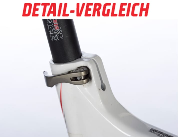   CARBON: Der Schnellspanner kommt ohne Schelle aus.