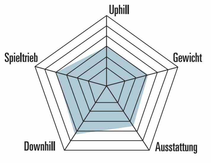 BIKE-Spinnendiagramm zum Cube AMS One11 C:68X Pro 29.