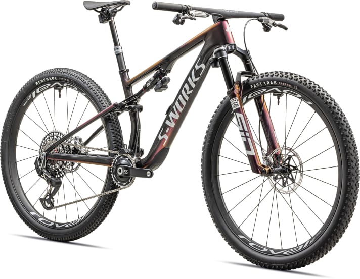 Exklusiver wird’s nicht: Das Specialized S-Works Epic 2024 mit Rockshox Flight Attendant für 14.500 Euro.