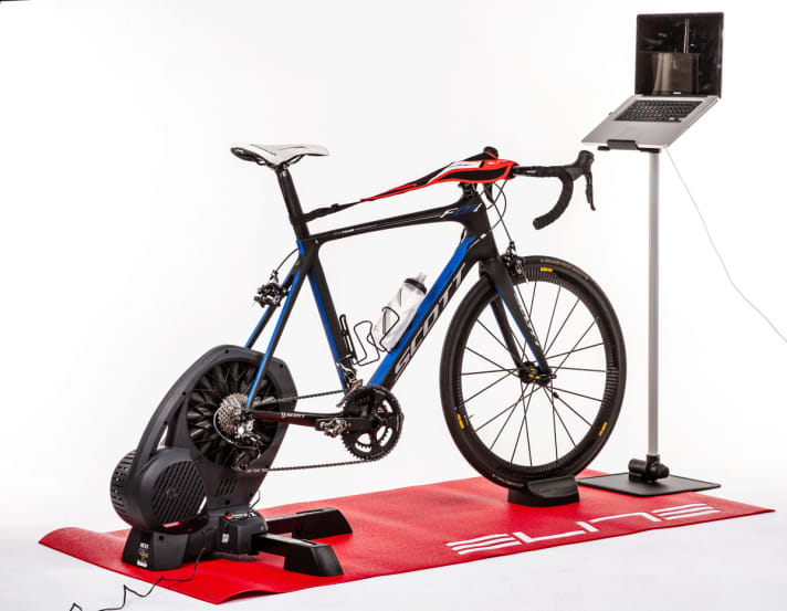 The ideal setup for indoor roller training with Zwift & Co. at a glance.