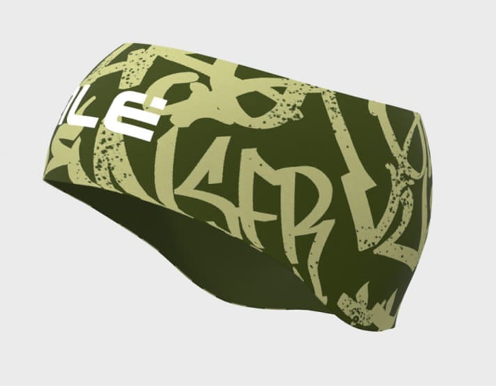 Fits perfectly under the helmet: the lightweight headband from Alé