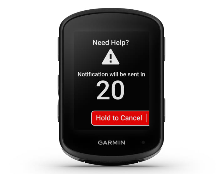 Unfallerkennung: Nach einem Crash wird mit kurzer Verzögerung eine Nachricht an einen vordefinierten Kontakt verschickt.