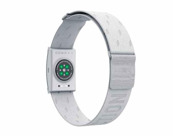 Coros supplies a wristband for uncomplicated heart rate measurement