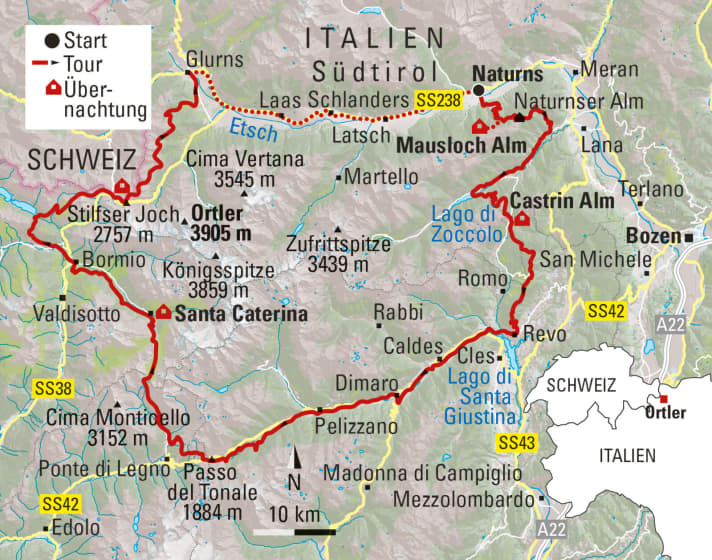   Ortler circumnavigation