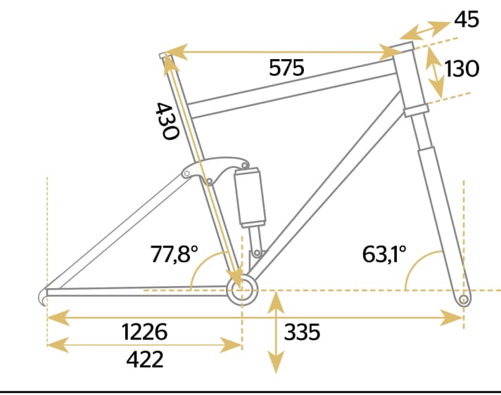 Canyon Torque AL 6 - Geometry data